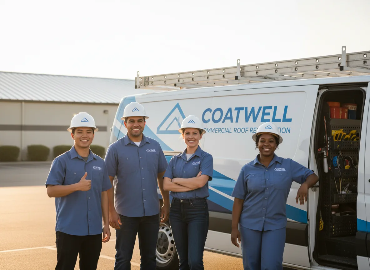 Commercial roof coating company in Shawnee, WY